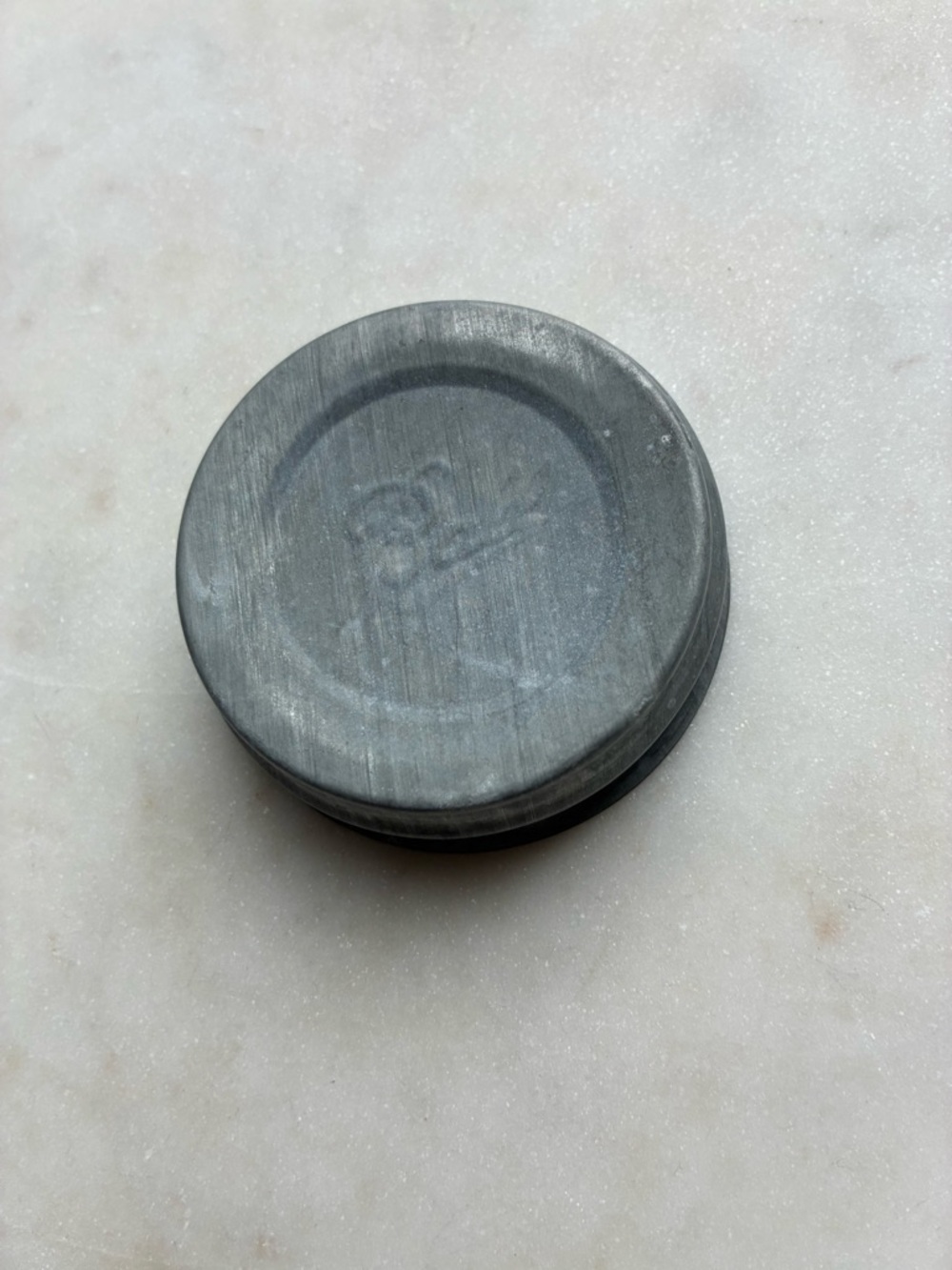 Vintage Zinc Ball Jar Lid